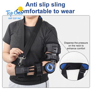 Top One Arm Orthosis Equipo de soporte postoperatorio Codo Brace Dispositivo de entrenamiento de rehabilitación con bisagras - Product Image 2