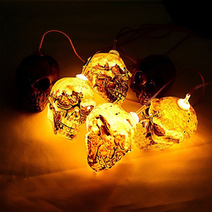 Halloween Thrilling Atmosphere Pumpkin Decorative <strong>Lamp</strong> Solar Powered Outdoor Courtyard Wind Chime Light <strong>Skeleton</strong> Decorative <strong>Lamp</strong> - Product Image 2