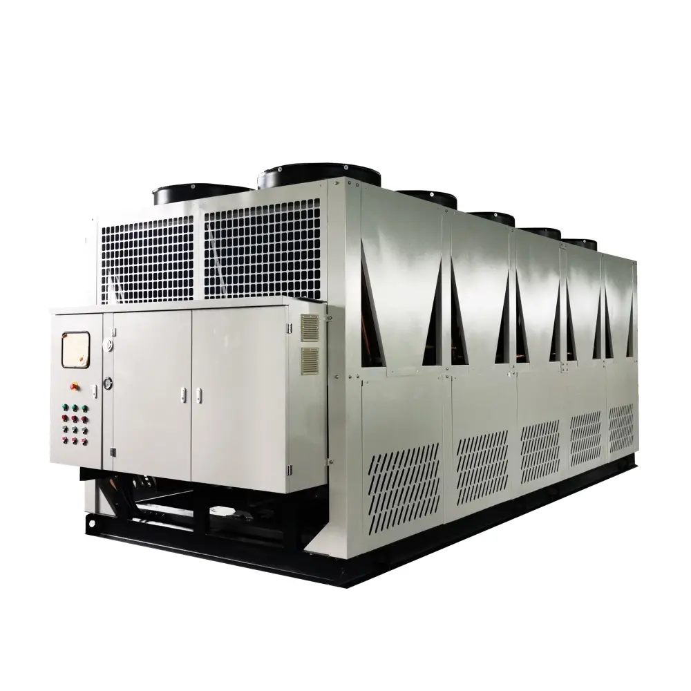 Easy install Chemical Cooling Refrigerator 300kw 400kw 500kw Plastic Air Cooled Screw Water Chiller