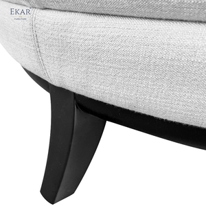 EKAR <span class=keywords><strong>Luna</strong></span> Luxe Pouf personnalisé | Sièges de luxe personnalisables pour les maisons modernes - Product Image 2