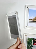 Aimant de réfrigérateur en acrylique magnétique, design traditionnel, autocollant magnétique, cadre photo, décorations durables pour réfrigérateur