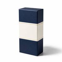 Boîte cadeau magnétique de luxe en carton recyclable en forme de livre personnalisée pour flacon de parfum en verre avec estampage