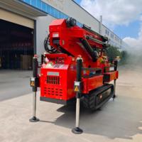 Grue araignée performante pour travaux en hauteur et manutention de matériaux dans les espaces étroits, entrepôts, ascenseurs, centrales électriques