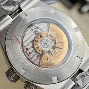 Reloj de acero inoxidable de lujo de 41mm, fecha, doble zona horaria, reloj mecánico automático para hombres - Product Image 3