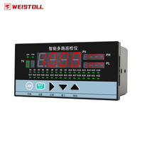 Contrôleur intelligent en plastique Weistoll, liaison automatique pompe/vanne, contrôle de niveau multi-boucles, affichage numérique, précision 0,2 %, garantie 1 an