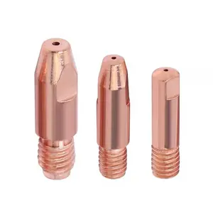 Hebei-soldador de punta de contacto, consumibles para antorcha de soldadura MIG 15AK, cobre/Cucrzr M6X25