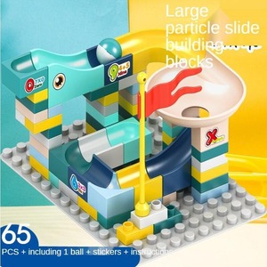 168CS küçük boyutlu mermer yarış blokları, çeşitli slayt parça yapı taşları, huni slayt parça DIY seti, tuğla çocuk oyuncak - Product Image 6