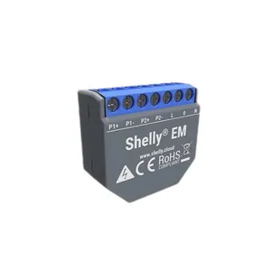 Shelly EM Power Metering Switch Control 2A Smart Wall Switch Mini Design Smart Relay Switch