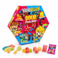Yoloduck Lot de bonbons gélifiés amusants en forme de forme, sans gluten, saveur acidulée, pour enfants, vente en gros