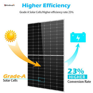 Pil ve invertör çatı montaj braketi ile ev kullanımı için 550W 600W 700W Mono güneş paneli sistemi kiti - Product Image 3