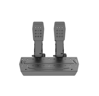 Pedales de Simulación de Carreras MOZA SRP2 RS098 con Celda de Carga, Juego de Pedales Dobles (Acelerador y Freno) para Simulador de Carreras de PC