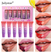Teinture à lèvres longue tenue Julystarprofessional, imperméable, effet peel-off, texture mate et lisse, gloss à lèvres 8ml*6pcs
