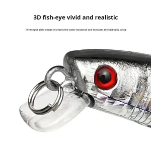 Señuelo de Pesca SWORDFISH para Salmón y Zander, Micro Minnow Suspendido de 4.5cm/2.8g, Cebo Duro de ABS, Hundimiento Lento, Largo Alcance para Lago/Río/Cuenca - Product Image 5