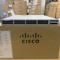Cisco 48 Port Gigabit Rackmount Network Switch 176Gbps Backplane 4 X 10G Fiber Uplink untuk IDF MDF Wiring Closet