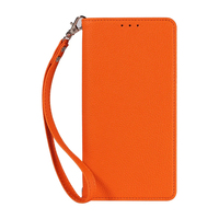 Étui portefeuille en cuir PU grain litchi avec porte-cartes, dragonne et béquille pour iPhone 15 Pro Max/15 Pro/15 Plus/15