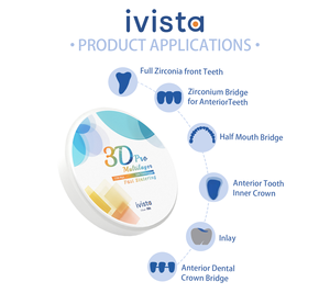 Macchinario IVISTA per Laboratorio Dentale, Disco in Ceramica di Zirconia, Sinterizzazione 3D Pro-Fast, Processo Multistrato Senza Colla - Product Image 2