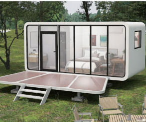 Maisonnette modulaire préfabriquée de luxe, entièrement meublée, prête à l'emploi, portable, type capsule, pour Airbnb. - Product Image 2