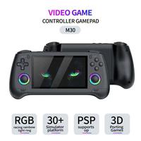 Nouvelle console de jeu portable rétro M30 avec écran IPS de 4,3 pouces, émulateur rétro 30, compatible avec PSP