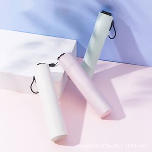 Paraguas Publicitario de Regalo, Ultraligero, con Protección Solar, Plegable en Tres Secciones, de Doble Uso para Sol y Lluvia, con Empuñadura de Goma Negra - Product Image 3