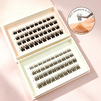 Cils en grappes en gros, cils courbés, cils DIY, cils auto-adhésifs, cils imperméables, certifiés CE, CPSR, ISO pour le Royaume-Uni, la France, l'Italie