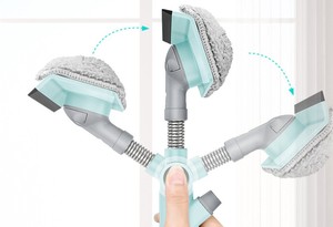 <span class=keywords><strong>3</strong></span> in 1 ev çift taraflı yüksek artış teleskopik çubuk araba paspas Windows ovmak sprey su cam mops - Product Image 3