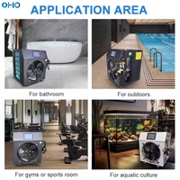 Refroidisseur d'eau intelligent 1HP WiFi UV+Ozone écologique en métal pour baignoire de récupération post-exercice avec double tension