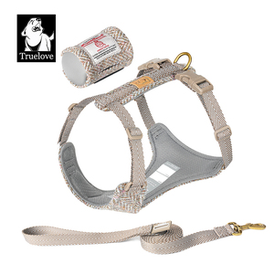 <span class=keywords><strong>Harnais</strong></span> <span class=keywords><strong>pour</strong></span> animaux <span class=keywords><strong>de</strong></span> compagnie Truelove, <span class=keywords><strong>de</strong></span> luxe, portable, écologique, avec sac à déjections, en cuir souple, sans traction, <span class=keywords><strong>pour</strong></span> <span class=keywords><strong>chien</strong></span> et chat, ensemble laisse - Product Image 1