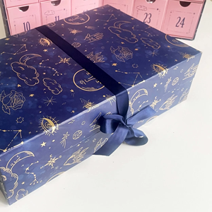 Calendrier de l'Avent 2026 Haut de Gamme Personnalisé en Papier Artisanat Thé 24 Jours Cristal Céleste Boîte Cadeau de Noël - Product Image 5