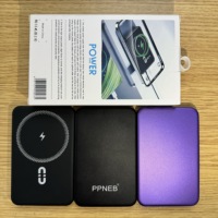 Batería Externa Magnética Ultrafina de 5000 mAh para iPhone, Cargador Inalámbrico Rápido, Estación de Carga Portátil para Teléfono Móvil