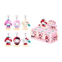 Lot de 16 boîtes en gros MOETCH Sanrios Hello Kitty Série Fraise Maternelle Figurines Wobble Boîte Mystère Jouets de Collection Pendentifs