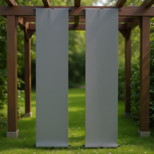 Telo di Ricambio per Pergola, Copertura Esterna per Giardino, Gazebo, Design Minimalista, 2 Pezzi - Product Image 2