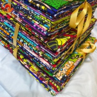 Tissu imprimé en cire africaine 100% coton pour robes et textiles de maison, toucher doux et écologique