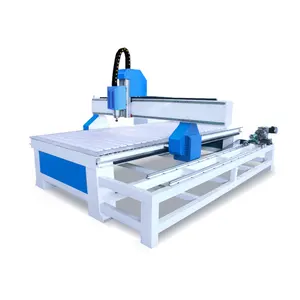 4 axis atc cnc router 1325 wood engraver machine for solidwood mdf aluminum with rotary axis