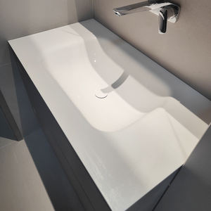 Lavabo en acrylique artificiel <span class=keywords><strong>de</strong></span> qualité supérieure avec meuble, prix réduit - Product Image 4
