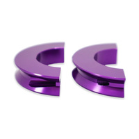Complex Parameters Aluminum purple Anodized Milling Metal Ring Parts High-precision Measurements Engraving Direct CNC Machining