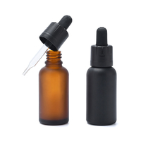 Flacons en verre haut de gamme de 5 ml, 10 ml, 15 ml, 30 ml, 50 ml, marron et vert, pour huiles essentielles, soins de la peau et crèmes pour les yeux, avec compte-gouttes