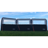 Caravane de CAMPING gonflable coupe-vent à 3 panneaux avec pompe gratuite