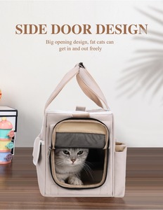 Bolsa de Transporte Multifuncional Ecológica para Mascotas, <span class=keywords><strong>con</strong></span> Cierre, Transpirable, de Gran Espacio, para <span class=keywords><strong>Perros</strong></span> y Gatos - Product Image 6
