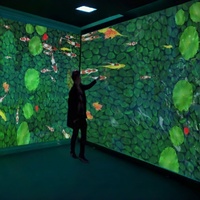 Sistema de Juego con Proyector Holográfico Interactivo para Pared y Suelo para Fiestas de Boda