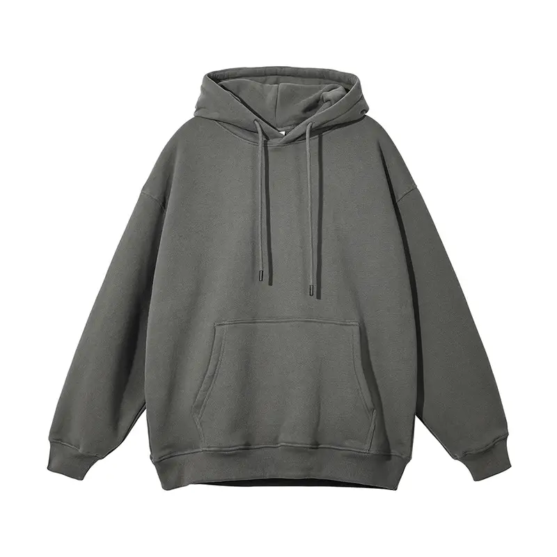 52% Cotton 48% Polyester Lông Cừu Vải Áo Thời Trang Người Đàn Ông Của Hoodies Áo Nỉ Tùy Chỉnh Người Đàn Ông Quần Áo Hoodies Với Logo