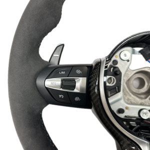 Volante personalizado de fábrica F10 F30 Alcantara para <span class=keywords><strong>BMW</strong></span> F10 F11 <span class=keywords><strong>320d</strong></span> E84 F36 M2 F25 Volante - Product Image 2