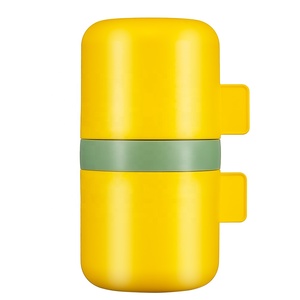 Moulin à café portable pour camping en plein air Cafetière goutte à goutte à double tasse avec <span class=keywords><strong>broyeur</strong></span> manuel à fraises coniques - Product Image 1