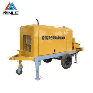 Hbts15-6-33R de Creta Mini bomba de hormigón pequeña Sizeconcrete máquina de hormigón máquina Pumpconcrete máquina mezcladora - Product Image 4