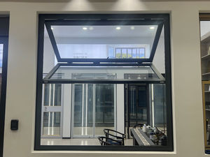 Diseño moderno Marco de aleación de aluminio Ventanas plegables Pantalla magnética Patrón de apertura vertical Cortina de persiana para diseño gráfico - Product Image 4