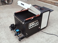 Machine automatique de distribution et de secouage de poudre DTF de 3500W et 13 pouces avec système de polymérisation et de récupération de film