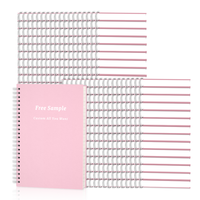 Cahiers spirales 100 pages et ensemble stylo pour l'école, fournitures scolaires, journal, cahier spirale personnalisé avec logo sur mesure