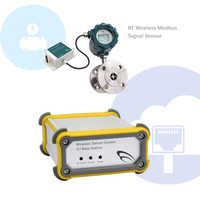 Easemind G7-MB IOT Smart Industrial RF Wireless Sensor Detector Controller Turbine Digital Water Flow Meter OEM Cairan Aluminium