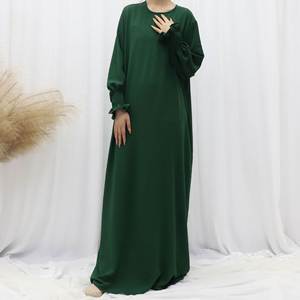 Midoest Dubai Muslim Turkish lungo elegante girocollo squisito manica lunga Multicolor taglie forti abiti da donna - Product Image 5