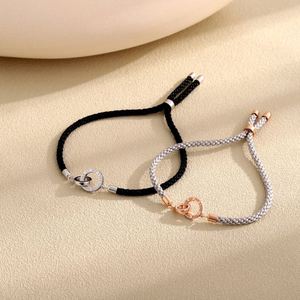 Dylam Hot Selling <b>Men</b> Women Gift Trending Designer Lover Charms Jewelry Custom S925 Silver 5A CZ Couple Bracelets - Product Image 1