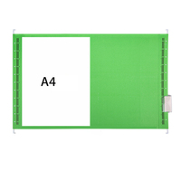 Dossiers de fichiers suspendus colorés de haute qualité avec logo personnalisé format lettre avec onglets réglables coupés à 1/5
